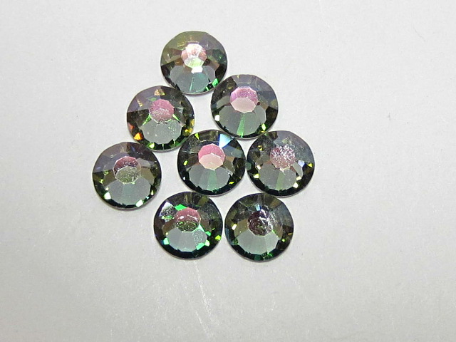 72 pcs. 20ss GOLD QUARTZ IRIS MIST (maxima) FLATBACK PRECIOSA Rhinestones